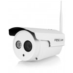 Foscam FI9803P HD 720P Wireless Plug and Play IP Camera with Night Vision Up to 65ft, Wide 70° Viewing Angle (White)