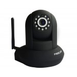 Foscam Plug and Play FI9821P (Black) 1.0 Megapixel (1280x720p) H.264 Wireless IP Camera